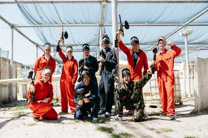 Paintballen bij Fundustry